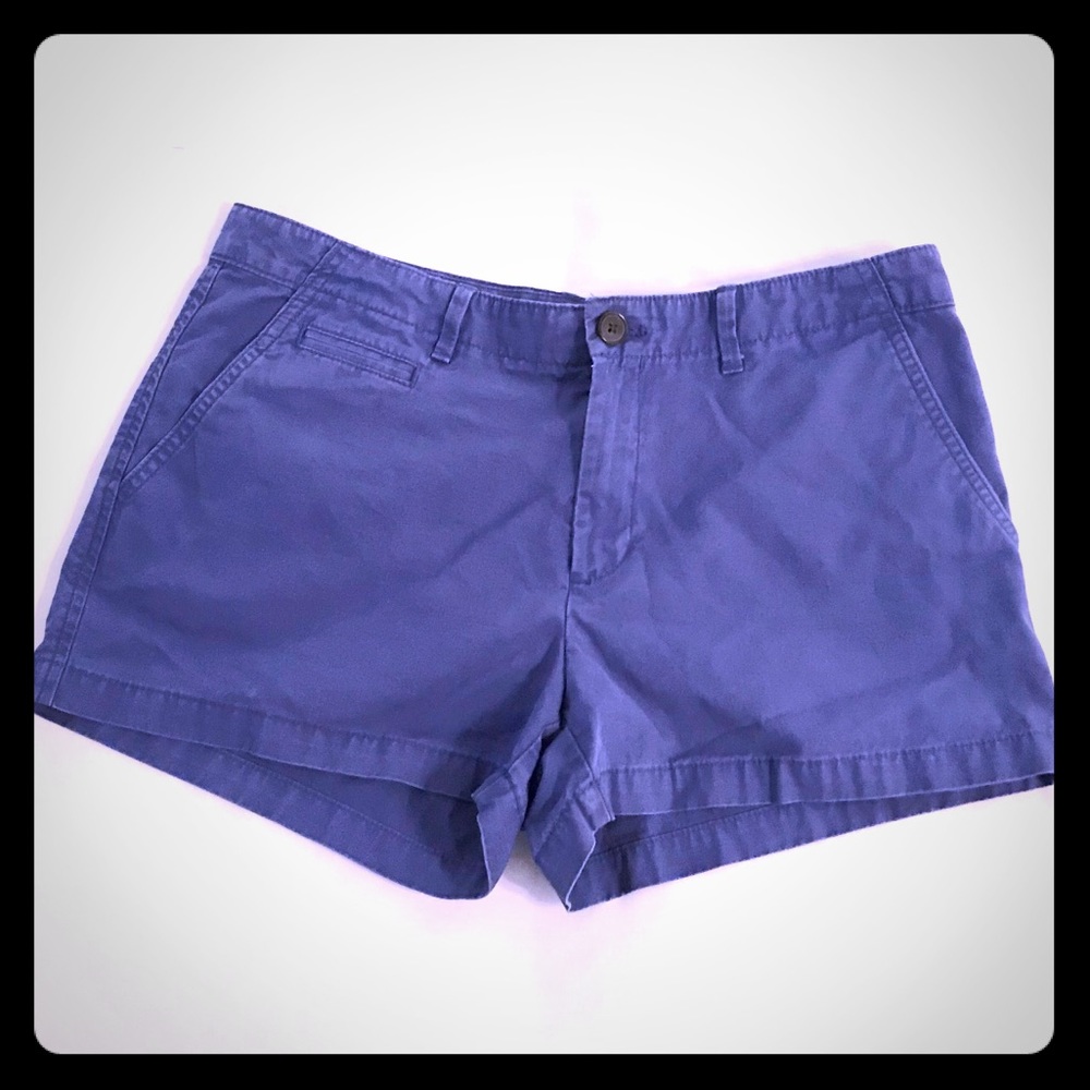3 inch Gap chino shorts (size: 6, color: indigo)